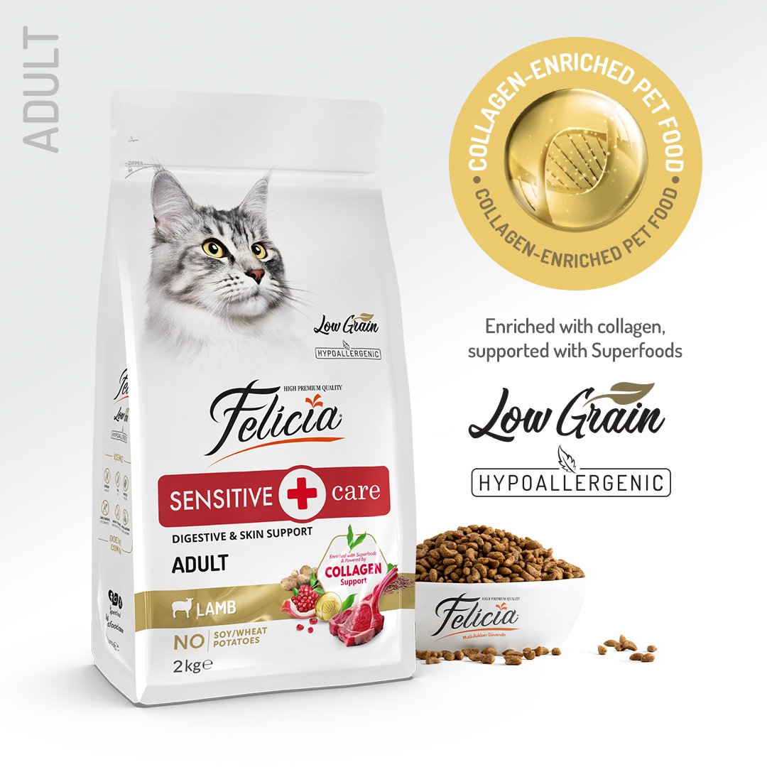 felicia low grain sensitive care adult lamb cat food 2kg.jpg