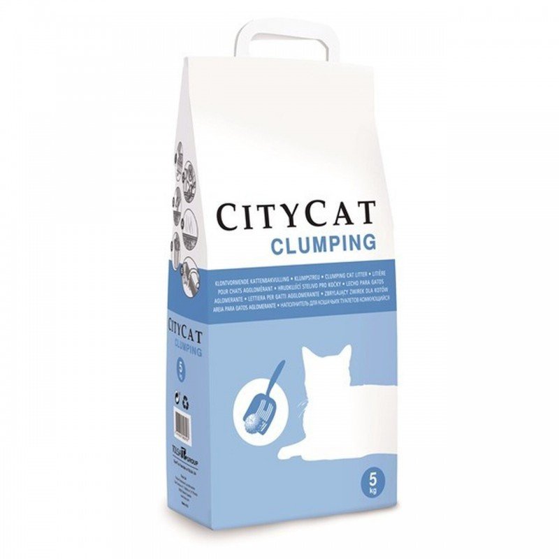 litiere pour chat citycat clumping agglo 5kg 1